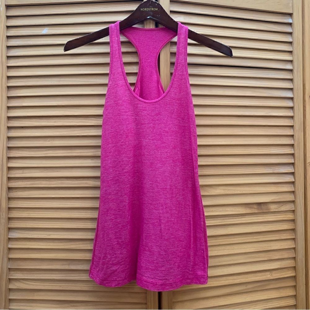 Lululemon Athletica Pink Racerback Tank Top
